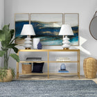 Hudson&Canal - Console Alexis 64" L - Laiton-Nettoyer avec un chiffon doux et sec, sans produits chimiques agressifs ni produits de nettoyage abrasifs