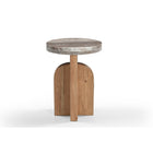 Brassex - Table d'appoint 146859 Dalton - naturelle-Base en acacia massif