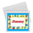 C-Line - Pochettes d'étiquetage auto-adhésives avec inserts - 2 paquets de 25-Écrivez à la main ou utilisez une étiqueteuse pour personnaliser les inserts en papier cartonné inclus.