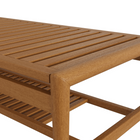 Modway - Hayden 46 pouces Terrasse extérieure Bois de teck Table à manger - Naturel-8