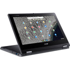Acer - Ordinateur portable à écran tactile de 11,6 po R753T-C0BW avec 3 mois d'abonnement à Google AI Pro - Intel Celeron N4500 - 64 Go Emmc SSD - 8 Go RAM - Intel UHD Graphics - Chrome OS - Noir-Anchored Key Design - Keep the keys where they should be. Mechanically-anchored keys makes sure the keyboard stays in good condition, even in large classrooms where computers are shared among students