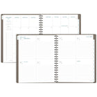 AT-A-GLANCE Agenda hebdomadaire/mensuel Signature 2027 - 11 po H x 8 3/8 po l - gris - bilingue-13 mois de planification hebdomadaire/mensuelle