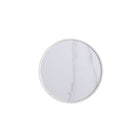 Manhattan Comfort - Lot de 2 tables d’appoint Anderson modernes, revêtement similicuir, crème et gris-Garantie limitée du fabricant de 30 jours