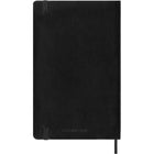 Moleskine - 2025 Agenda hebdomadaire à grande couverture souple - 5" x 8.25" - Noir-Pochette Intérieure À Soufflet Assortie