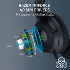 Razer - Kraken V4 X Casque Gaming Filaire-Micro cardioïde razer hyperclear rétractable capture vocale améliorée