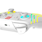 Turtle Beach - Manette de gaming RGB sans fil Afterglow Wave pour Nintendo Switch 2 - Blanc-Batterie rechargeable offrant jusqu'à 20 heures de temps de jeu par charge