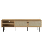 Modway - Cambria 70 po Meuble TV, Chêne-Capsules de pied non marquées