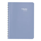 Blueline - 2026 Agenda quotidien Fashion - 8 po x 5 po - Couleurs assorties - Bilingue-Reliure spirale double avec couverture souple d'aspect lézard