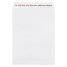 Jam Paper - Enveloppes commerciales à ouverture par le haut avec fermeture adhésive, 8 3/4 po H x 11 3/4 po l, Blanches, Paquet de 100-Couleur : Blanc