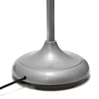 Simple Designs - Lampe de sol argentée à col de cygne réglable, 5 lampes, abat-jour multicolores primaires-8
