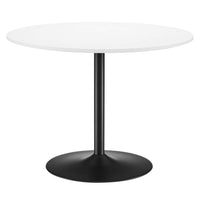 Modway - Amuse 40 po Table à manger, Noir Blanc-Table à manger moderne