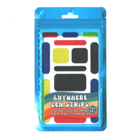 The Pencil Grip - TPG88006 Bandes Zen - Zen n'importe où - Couleurs primaires - 13 par ensemble - 6 ensembles-Simplicité : Avec une application facile de pelage, collage et pression, utilisez sur vos articles quotidiens tels que les smartphones, les ordinateurs portables, les tablettes ou même les bouteilles d'eau. Les différentes tailles conviennent parfaitement à tout objet !