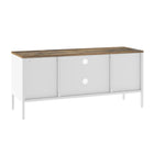 Manhattan Comfort - Meuble TV moderne Landen 47,3 po - Blanc-15,8 po L x 47,3 po l x 21,3 po H