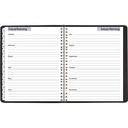 AT-A-GLANCE - Agenda hebdomadaire/mensuel de direction 2026 - 8 3/4 po H x 6 7/8 po l - noir - anglais-Reference des mois passe, actuel et deux mois futurs