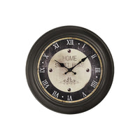 Monarch Specialties - Horloge - 16 po Rond - Horloge Murale - Brun Antique - Transitionnel-Une charmante horloge murale ronde de 16 pouces en finition marron antique avec un design transitionnel pour rehausser tout décor intérieur
