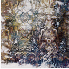 Modway - Success Treillis marocains floraux vintage vieillis Jayla Tapis de comédie 8 pi l x 10 pi L - Multicolore-Résistant aux taches / Facile à nettoyer