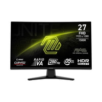 MSI - Moniteur de jeu VA 27 po - MAG 274CXF -Conçu pour les jeux immersifs mais compétitifs, le moniteur présente une courbure de 1 500R (rayon de 1 500 mm) pour une expérience FHD (1 920 x 1 080) plus globale de 27 pouces à une distance de visualisation standard
