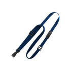 Beslayn - Cordon Sécurisé Ajustable à Tresse Plate Haute Résistance avec Clip ID en Plastique No Twist - Bleu Marine - Pack de 25-Longueur réglable de 24 à 44 pouces