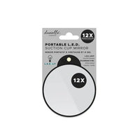 Danielle Creations - Miroir rond à ventouse portable à LED - Assorti-DEL