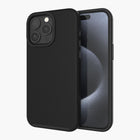 AXS - PROTech Plus étui mince anti-choc avec double couche pour Apple iPhone 15 Pro - Noir-Résistant aux chocs