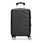 Travelpro - Odyssey 19.5 po Valise de Cabine Rigide à Roulettes Pivotantes - Noir-L’expansion conique résistante à la pointe ajoute jusqu’à 2 po de capacité d’emballage lorsque c’est nécessaire