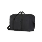 Bugatti - Sac de voyage pliable de la collection Bugatti Uptown - Noir-Fermeture éclair bidirectionnelle sur le dessus