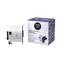 Premium Tape - Compatible avec Brother DK1202 Étiquettes d'expédition - Noir sur Blanc - 4" x 2-3/7" - 300 Étiquettes-Couleur: Noir / Blanc