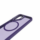 Blu Element - Coque Chromatic Kick Compatible MagSafe Galaxy S25 - Violet Profond-Boutons ultra-réactifs