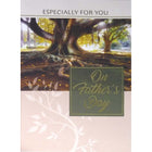 Mill Brook Studio - Cartes De Souhaits De La Fête Des Pères 5-3/8 po x 7-3/4 po / Enveloppes - Paquet De 18 - Racines D'arbre-Cartes de souhaits qualité boutique