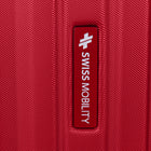 Swiss Mobility - Valise de cabine à coque rigide 21.50 po de la collection LYS - Rouge-7