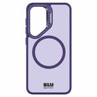 Blu Element - Coque Chromatic Kick Compatible MagSafe Galaxy S25 - Violet Profond-Protection renforcée pour l’appareil photo