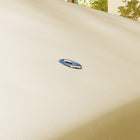 Outsunny - Toile de remplacement pour gazebo 10 pi L x 10 pi l, seulement le dessus, beige-Attaches pour fixer facilement au gazebo