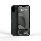 Clicks - Étui clavier pour iPhone 16 Plus – Onyx-Maximisez votre espace d’écran pour les applications et le contenu pendant que vous créez avec Clics