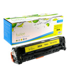 fuzion - HP CF382A (312A) Cartouche De Toner Compatible - Rendement Standard - Jaune-Jaune