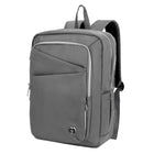 Swissdigital Design - Katy Rose Sac à dos - Gris-Le manchon de chariot s'adapte sur la poignée de bagage verticale pour avoir les mains libres. Le compartiment rembourré pour ordinateur portable est généralement conçu pour s'adapter à n'importe quel ordinateur portable ou tablette jusqu'à 16". Le compartiment rembourré pour tablette est généralement conçu pour s'adapter à n'importe quelle tablette jusqu'à 12,9".