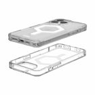 UAG - Coque Plyo robuste avec MagSafe pour iPhone 16 Pro Max - Glacée/Blanche-Coins en air-soft pour amortir les impacts