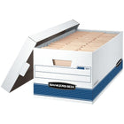Boîte de rangement pour usage normal Bankers Box STOR/FILE - couvercle amovible - paquet de 12 (00701)-Lettre