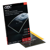 Swingline GBC  Poches de plastification thermique Clear Fusion EZUse LongLife Speed longue durée, 3 mil, menu, paq./100-Les guides d'alignement EZUse facilitent le centrage des documents et disparaissent comme par magie après le laminage