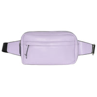 Nicci - Sac banane avec sangle Web - Lilas-Compartiment principal à fermeture éclair