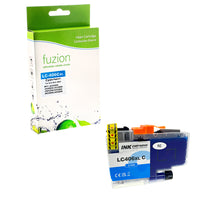 fuzion - cartouche d'encre compatible Brother LC406XL - Haut Rendement, Cyan-Cyan