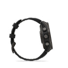 Garmin - Montre connectée GPS multisports fēnix 8 Pro - 47 mm - Titane DLC gris carbone avec bracelet en silicone noir/gris galet-HAUT-PARLEUR ET MICROPHONE INTÉGRÉS - Utilisez la connectivité réseau LTE pour passer et recevoir des appels directement depuis votre montre, sans avoir à transporter votre smartphone. De plus, les fonctions de la montre peuvent être contrôlées par des commandes vocales sans téléphone — ou utilisez l'assistant vocal de votre smartphone pour répondre aux messages texte et plus enc