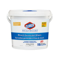 Clorox - Serviettes germicides à l'eau de Javel de ? recharge de 110 serviettes-Serviettes resistantes en materiau simili-textile pouvant être utilisees sur de nombreuses surfaces.
Compatibles avec les surfaces courantes dans les etablissements de soins de sante, y compris les surfaces en plastique et en acier inoxydable.