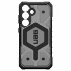 UAG - Pathfinder Clear Rugged coque avec aimant pour Samsung Galaxy S25 - Ash-Module magnétique intégré
