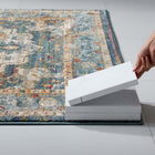 Modway - Tribute Médaillon floral vintage vieilli Diantha Tapis de comédie 8 pi l x 10 pi L - Multicolore-Protégez les planchers contre le passage des piétons / du mobilier