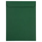 JAM Paper - Enveloppes ouvertes pour catalogue - 9" x 12" - Vert foncé - Paquet de 10-Couleur : vert foncé.