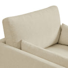 Modway - Wellfleet Slipcover Mélange de lin Fauteuil - Lin-8