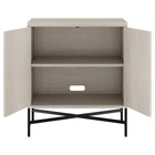 Hudson&Canal - Meuble d'appoint Brighton de 71 cm de largeur, , blanc aulne-Nettoyer avec un chiffon doux et sec, sans produits chimiques agressifs ni produits de nettoyage abrasifs