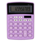 Pep Rally - Calculatrice - Violet-Calculatrice de bureau à écran ACL incliné à 10 chiffres facile à lire