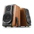 Edifier - S1000MKII Enceinte de bibliothèque active 2.0 audiophile avec connexion à entrées multiples - Brun-Amplification de puissance numérique de classe D à haute efficacité
