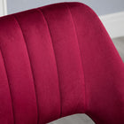 Vinsetto - Chaise de bureau pivotante sans accoudoirs - rouge-Couleur : rouge